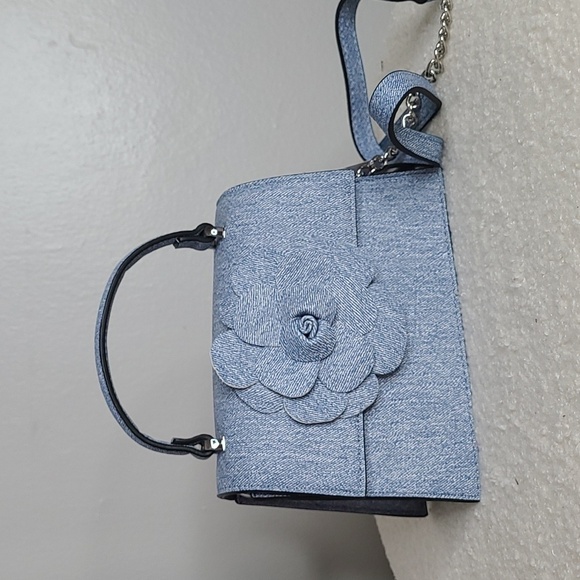 NWT Aldo denim flower mini bag - Picture 5 of 8